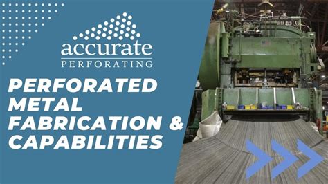 sheet metal fabrication near 60070|accurate perforating chicago il.